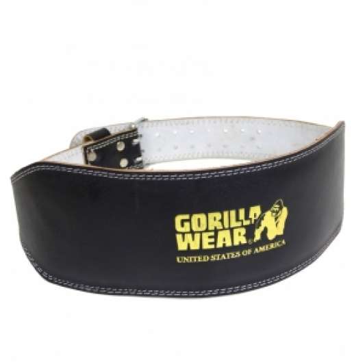 6 Inch Padded Leather Belt