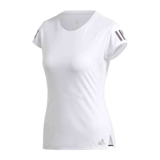 Adidas 3-Stripes Club Dam T-Shirt Vit