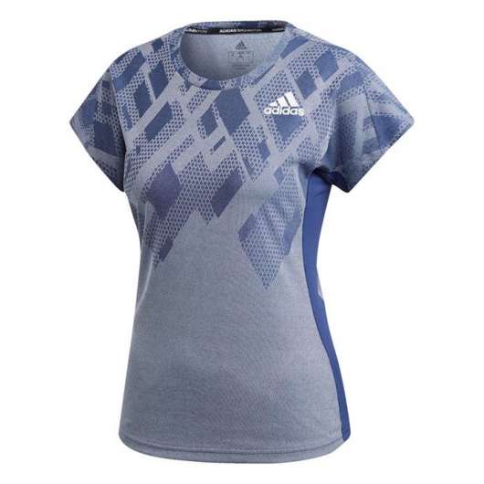 Adidas Colorblock Pro Dam T-shirt Blå/Grå