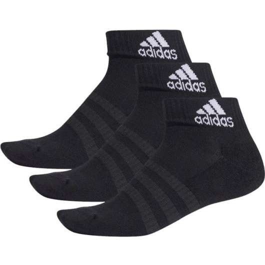 Adidas Cush Enkelsokken 3-pack Zwart