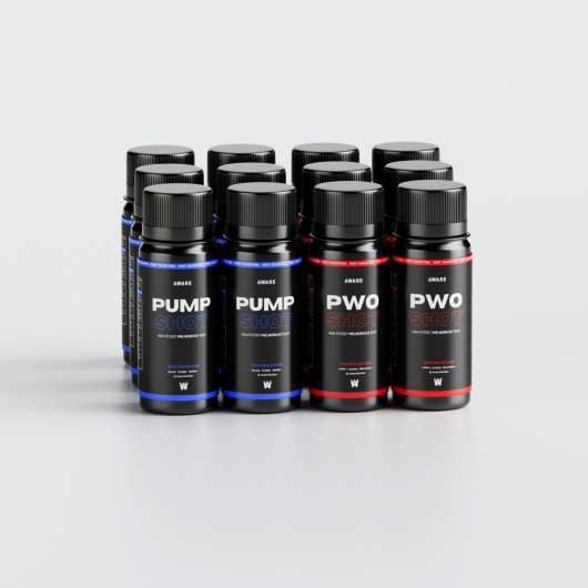 Aware Pump & Pwo Shot 12-pack