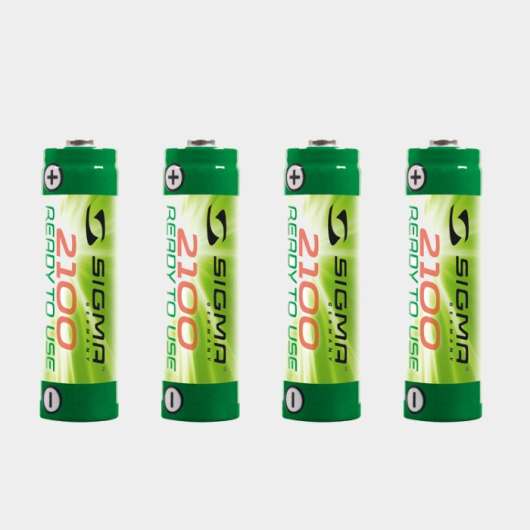 Batteri AA NIMH, 2100 mAh, 4-pack
