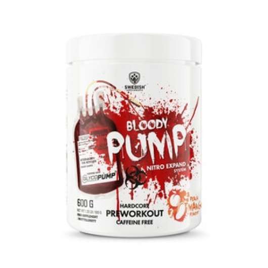 Bloody Pump, Peach/Mango, 600 g, Swedish Supplements