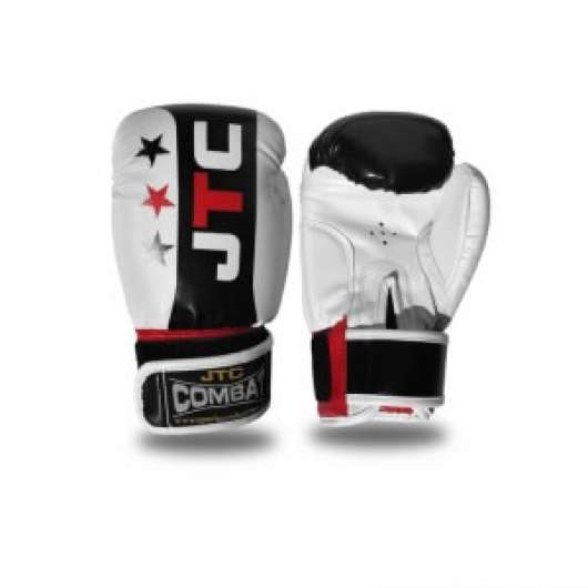 Boxhandske Junior, vit/svart, JTC Combat