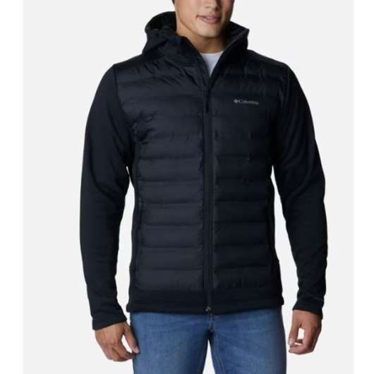 Columbia out-shield insulated full zip hoodie shield hybrid hoodie/black