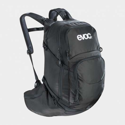 Cykelryggsäck EVOC Explorer Pro, förberedd för vätskebehållare, 26 liter, svart