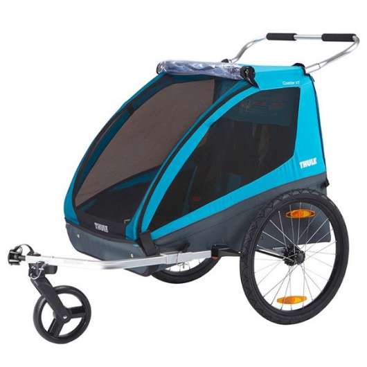 Cykelvagn Thule Coaster Xt Blå 2-barn