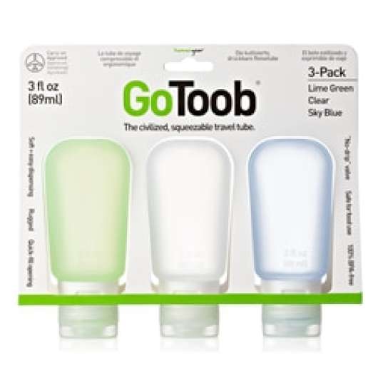 GoToob 3-pack, large 89 ml
