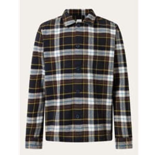 Knowledgecotton Apparel Big Checked Heavy Flannel Overshirt