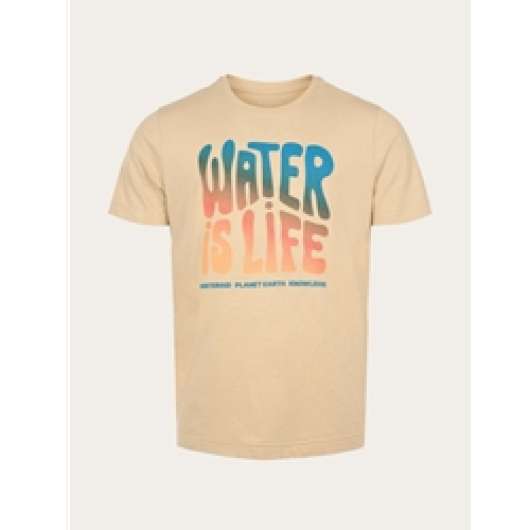 KnowledgeCotton Apparel Wateraid Water Is Life Regular T-Shirt