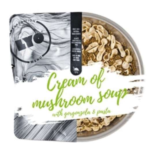 Lyofood Cream Of Mushroom Soup With Gorgonzola And Pasta