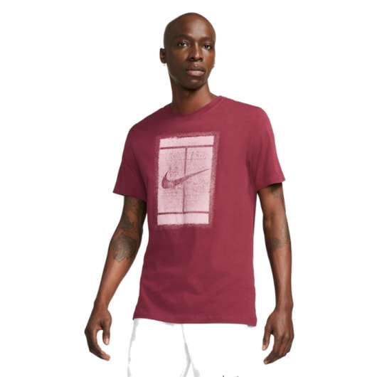 Nike Court T-shirt Dark Beetroot / Elemental Pink