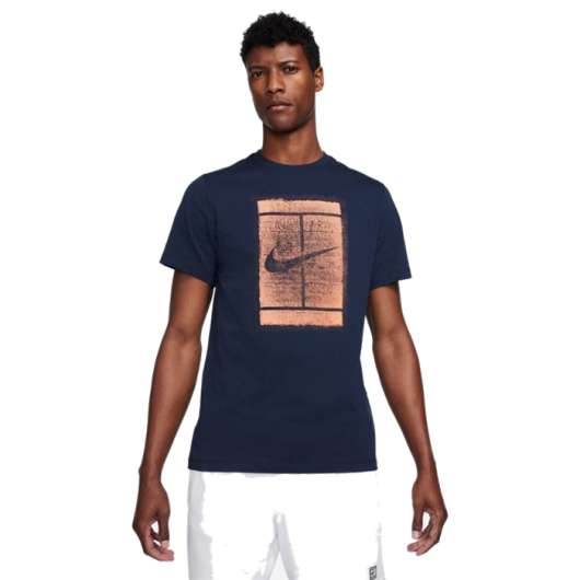 Nike Court T-shirt Obsidian/Apricot Agate
