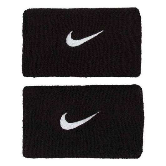Nike Double Svettband Svart 2-Pack