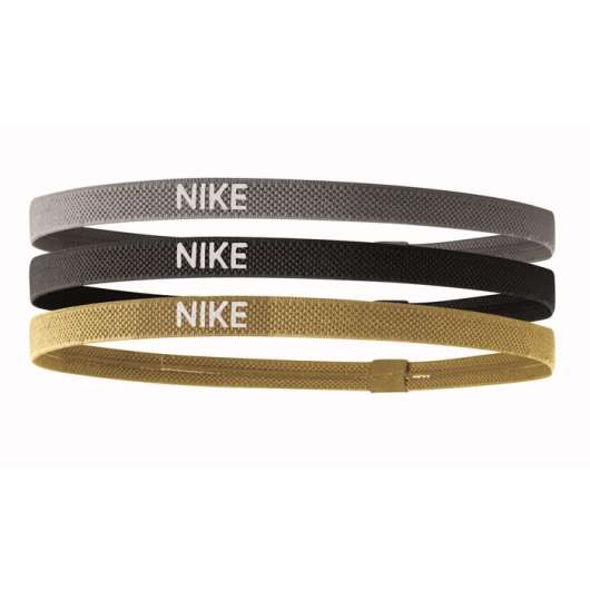 Nike Hårband 3-pack Silver/Svart/Guld