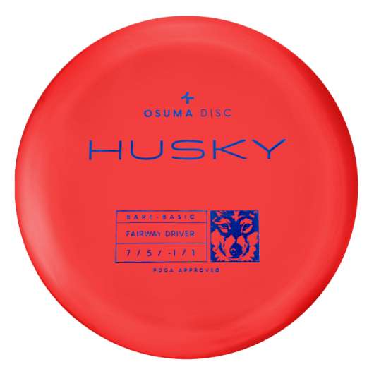 Osuma Frisbee Golf disc Bare-Basic Husky