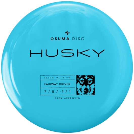Osuma Frisbee Golf disc Sleek-Ultrium Husky
