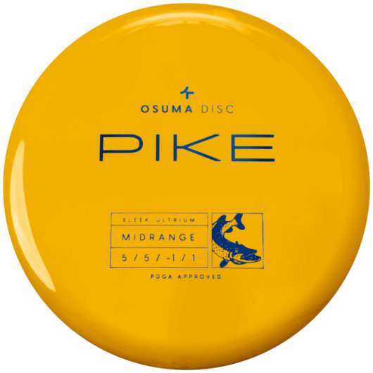 Osuma Frisbee Golf disc Sleek-Ultrium Pike