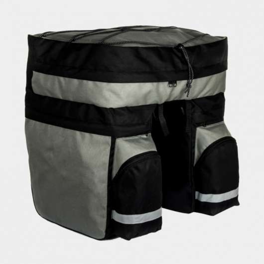 Pakethållarväska Sahoo Travelpak Triple Quest, 60 liter, svart/grå