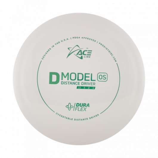 Prodigy Disc ACE Line D Model OS DuraFlex Frisbee Golf Disc, Vit