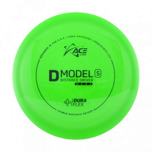 Prodigy Disc ACE Line D Model S DuraFlex Frisbee Golf Disc, Grön