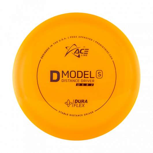 Prodigy Disc ACE Line D Model S DuraFlex Frisbee golf disc, Orange