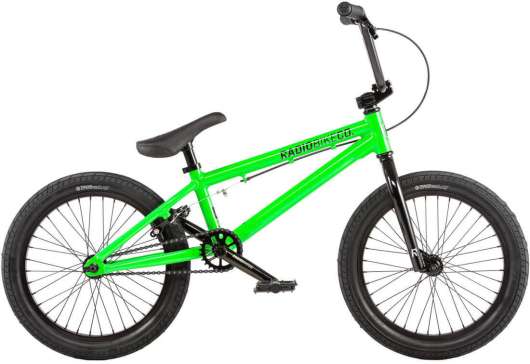 Radio Dice 2020 Freestyle BMX Cykel 18" Neon Green