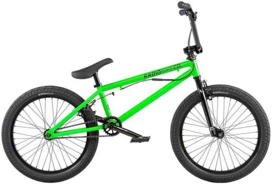 Radio dice fs gyro 20" 2020 freestyle bmx cykel 20" neon green