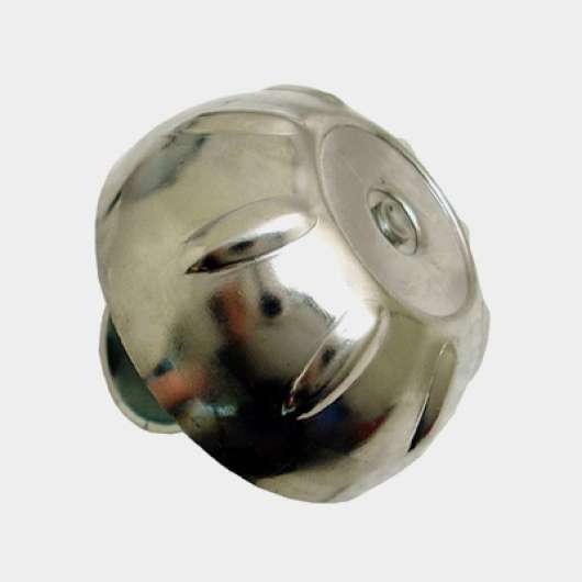 Ringklocka TWS Pärlan, Ø56 mm, stål, silver