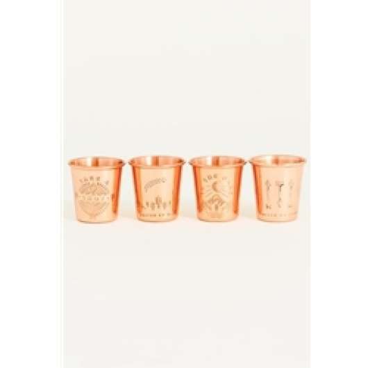 United By Blue Set Of 4 Shot In The Dark Shot Glass Set