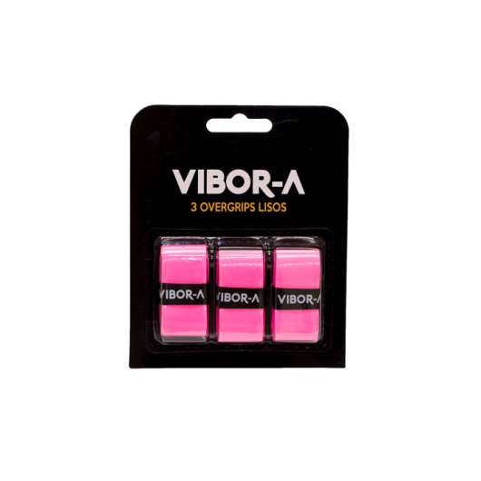 Vibor-A Blister 3 Pack Overgrips Pro Soft Pink