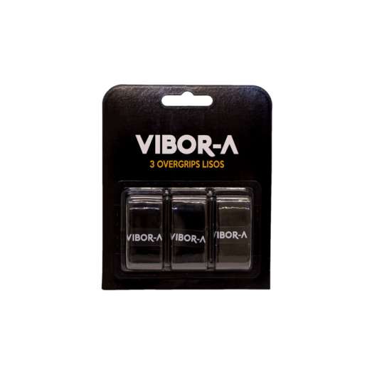 Vibor-A Blister 3 Pack Overgrips Pro Soft Svart