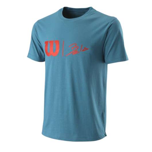 Wilson Bela Hype Tech T-Shirt Blue Coral