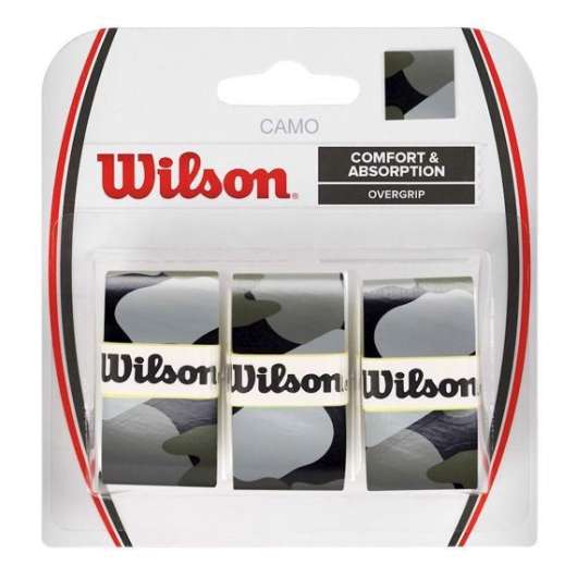 Wilson Overgrip Camo Svart 3-pack