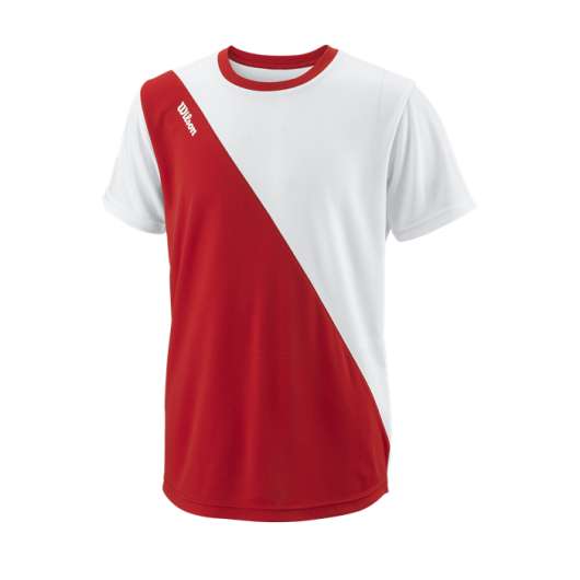 Wilson Team ll Angle Crew T-shirt Pojkar Red
