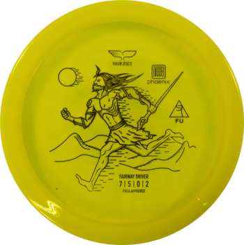 Yikun Phoenix Line Fu Frisbee golf disc