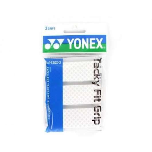 Yonex Tacky Fit Grip Hvid - 3 pak
