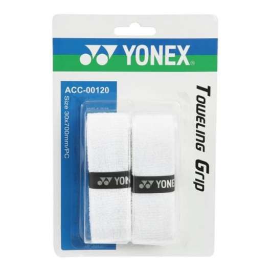 Yonex Toweling Grip 2-Pack White