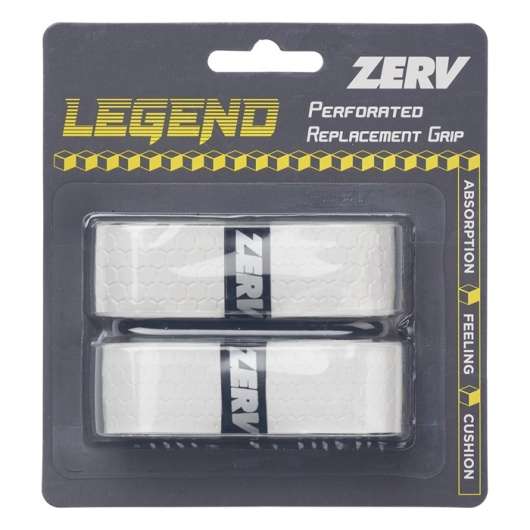 ZERV Legend Perforerade Replacement Grip 2-pack Vit