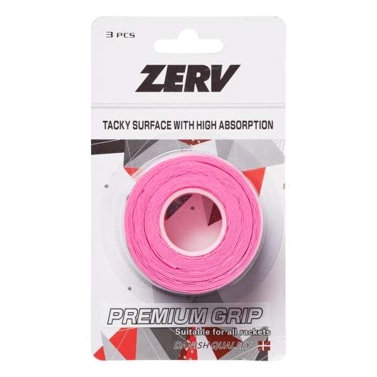 ZERV Premium Grip Pink 3-pack