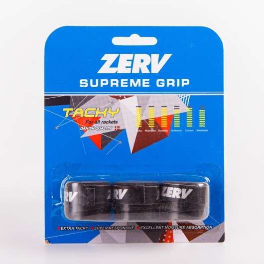 ZERV Supreme Grip Svart 3-pack